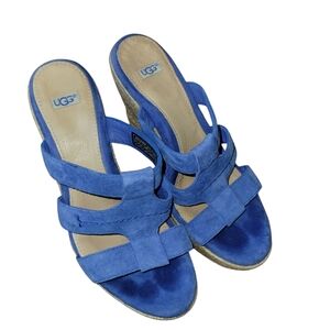 UGG Women's Strappy Blue Sandals